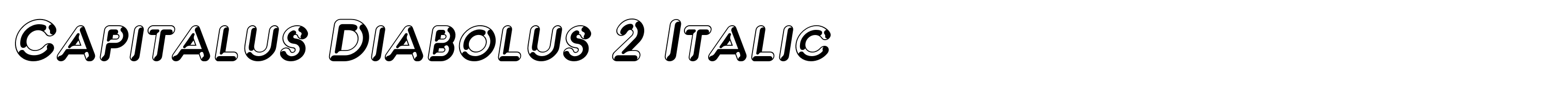 Capitalus Diabolus 2 Italic